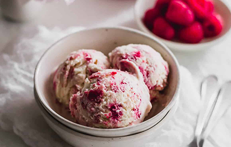 Raspberry Ripple Ice Cream